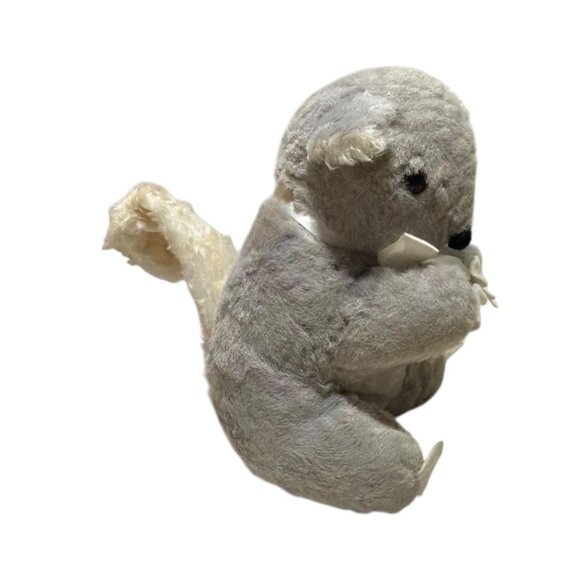 Knickerbocker Other - Vtg Knickerbocker Animals Of Distinction Gray Squirrel Plush Toy Posable Tail